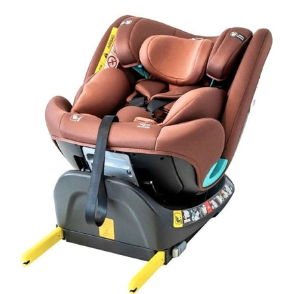 Chair BUF BOOF Isize Coffee with Isofix Position 165 Degrees Rotatable 360 Degrees
