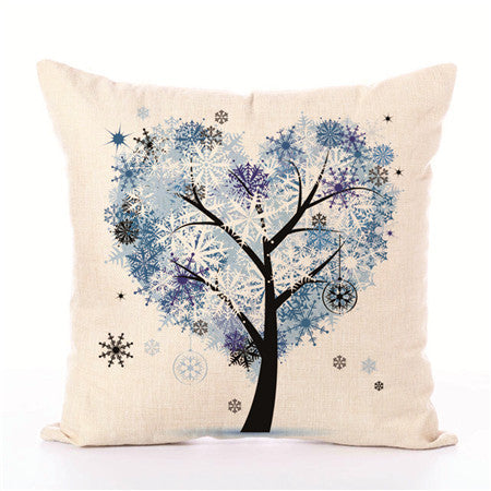 Linen Pillow Money Tree Cushion with Pillow