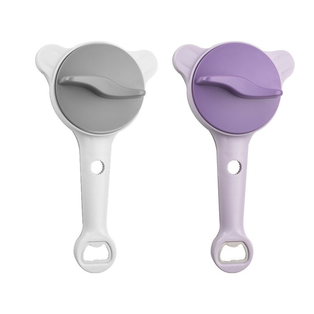 Non-slip, Effortless Can Opener Manual Adjustable Lid Opener