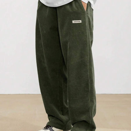 Men's Autumn And Winter Loose Wide Leg Draping Casual Pants