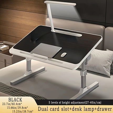 Foldable Laptop Stand For Bed Tables, Adjustable Portable Laptop Bed Tray Table, Used For Eating