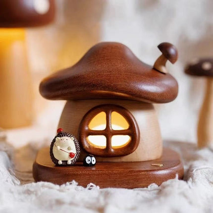 Mushroom-shaped Night Light For Home Use, Rechargeable LED Bedside Lamp