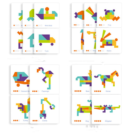 Jigsaw Puzzle Piece Special-shaped Wooden Creative Three-dimensional