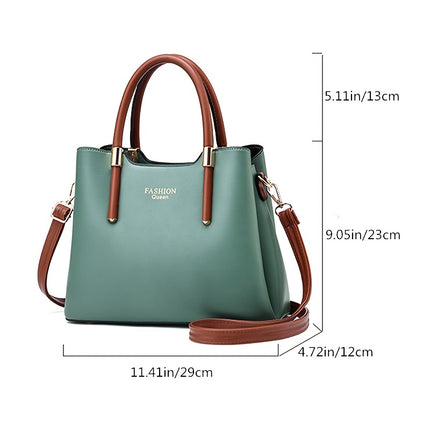 Shoulder Bag Crossbody Bag - Women's Top Handle Bag Large Capacity Letter Graphic