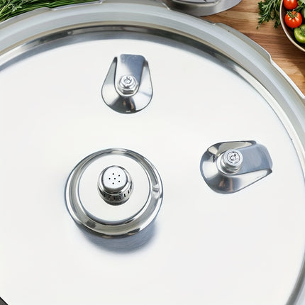4L-6L Pressure Cooker & Fast Boiling Pot - Extra Thick High Quality Base - Wide Mouth Design