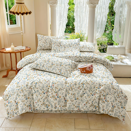 3pcs(2 Pillowcases + 1 Comforter Set) Polyester Kit Bedroom Double Bed/Single Bed/Bedroom/Bonafit/Duvet Set