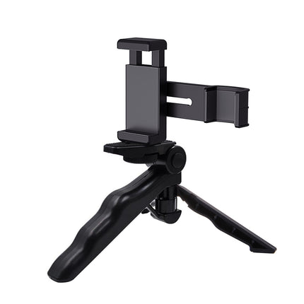 Phone Holder With Handheld Folding Tripod