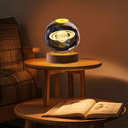 For SATURN 6cm Ball + 6cm Round Wooden Base Natural Light