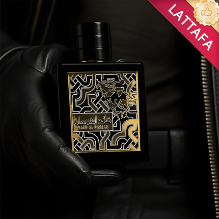 Lattafa Qaed Al Fursan Eau de Parfum for Men, 3.0 Fl Oz Warrior Spray, Bold Pineapple & Woody Scent