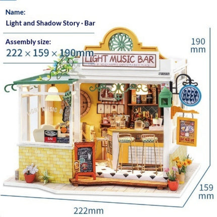 DIY Cabin Handmade Creative 3D Puzzle Assembly