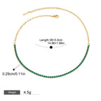 Style C-Necklace-Green