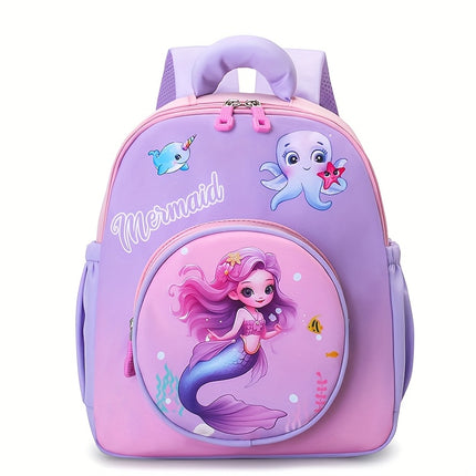 Girls' Cute Unicorn Backpack Suitable for Preschool, Kindergarten