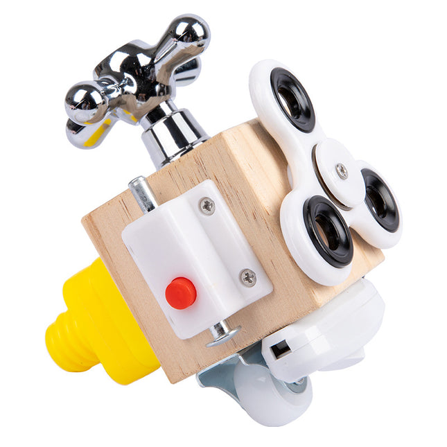 Busy Block Children's Montessori Early Education Teaching Aids Kindergarten Montessori Unlocking Toys