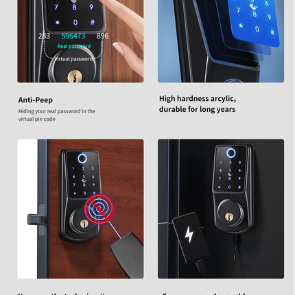 Password Fingerprint App Control Lock