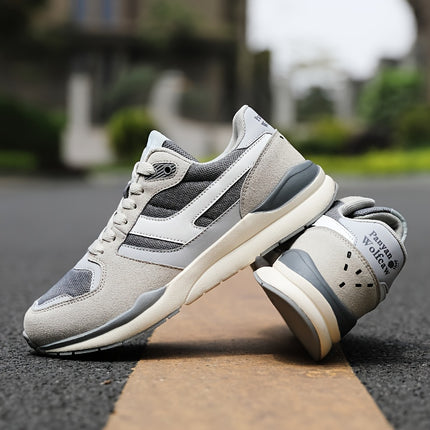 Men's Lightweight Running Shoes - Breathable Gym Sneakers with Cushioned MD/TPR Sole