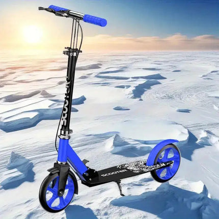 Thanksgiving on the fourth Thursday of November. Folding scooter in various colors with brake system