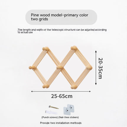 Clothes Hook Log Hanger Coat Rack
