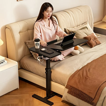 A 4-wheeled Portable Laptop Desk, A Multi-functional Tray Stand, A Bedside Desk That Can Be Flipped 90°-10°, A