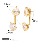 Style C-Teardrop-shaped zircon