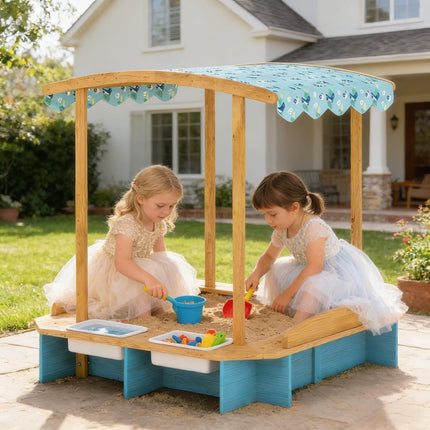 Garden Kids Sandbox,Wooden Sandbox