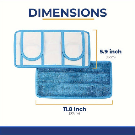 Replacement Mop Pads with Durable Machine Washable Design, Swiffer Compatible