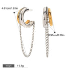 Style B-Earring-Gold and Silver