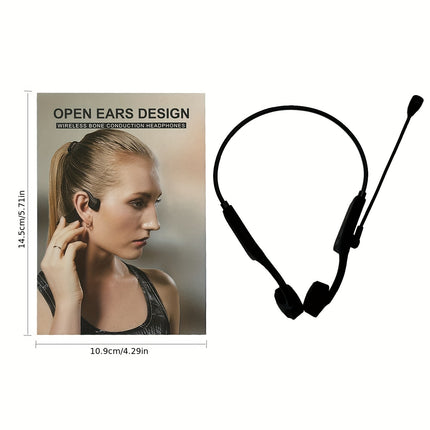 Headphones with Mic, Adjustable Degree, High-Quality Music for Sports, Meetings, and Training
