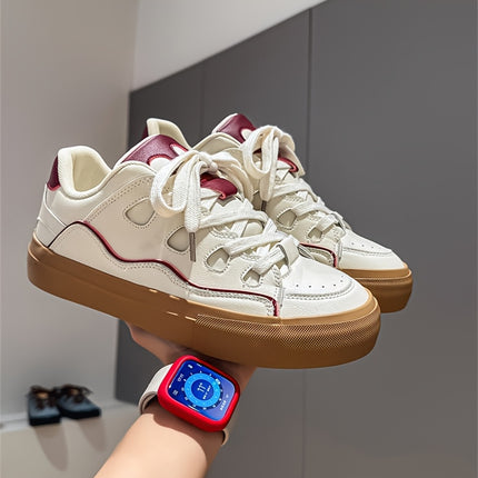 Men's Retro Low-Top Sneakers 2025 New Model - Skate Shoes with Upper & Rubber Sole,