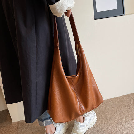 2pcs Composite Bag Fashion Shoulder Bag With Clutch Bag Casual Commuting Large Capacity Hobo Tote Bags Women