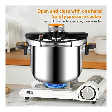 8L stainless steel pressure cooker, explosion-proof pressure cooker for home use