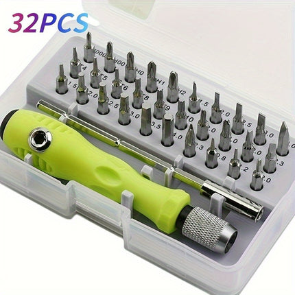 32 in 1 Precision Screwdriver Set - Home Essential  Portable - Mini Magnetic Phillips Flathead