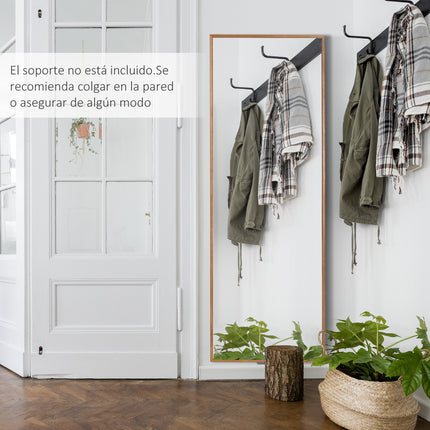 Full Body Wall Mirror 45X125 Cm Floor Standing Mirror Large Wooden Modern Style Decorative