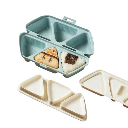 Foldable Creative Bento Box Onigiri Mold Set