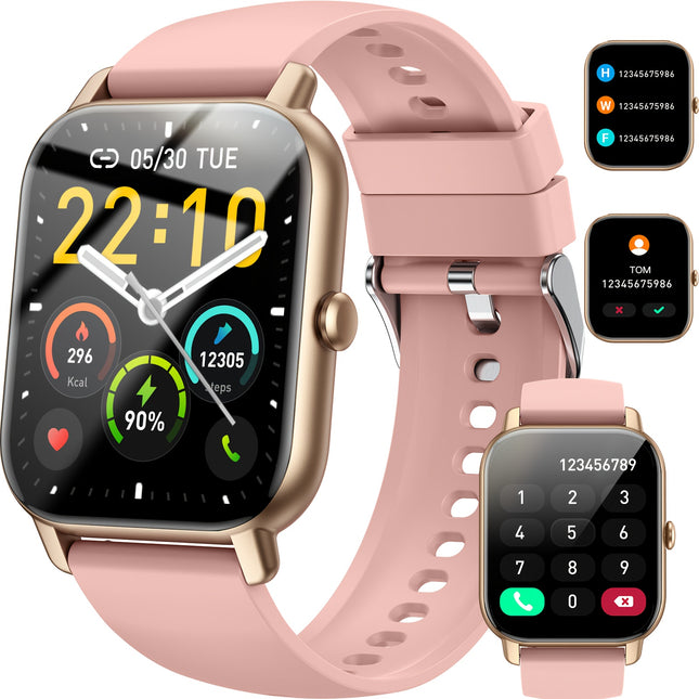 Smartwatch (making/answering Calls), Female And Male Fitness Activity Tracker, Smartwatch with Multiple Sports Modes,