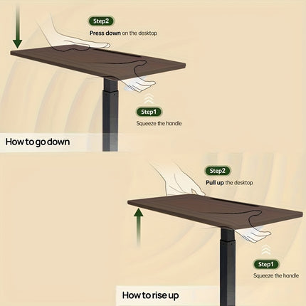 Adjustable Overbed Table with Wheels - Heavy-Duty Mobile Bedside Desk,
