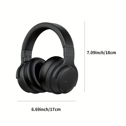 Wireless Headphones with Active Noise Cancelling, Rich Bass, Clear Calls, 30 Hours Playtime