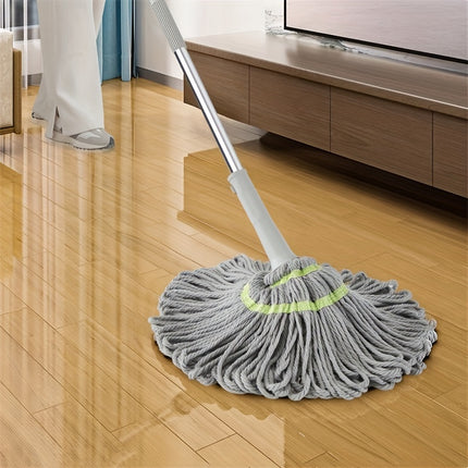 mop the floor, mop the mop with mop cloth, and absorb water