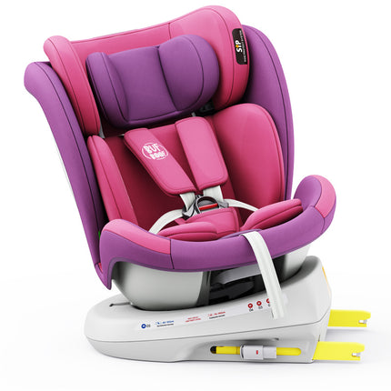 Car Seat TWT Plus Isize Buf Boof Unicornpink with Isofix Rotating 360 Degrees Top Tether