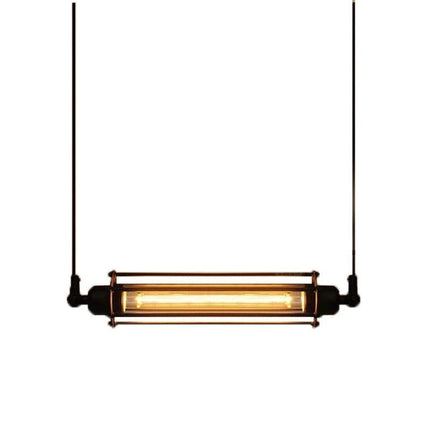 Restaurant Bar Counter Cafe Retro Nostalgic Iron Small Iron Cage Chandelier