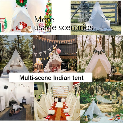 Old model Tent Upgrade with Pompoms New model Tent, Easy to Install Folding Indoor and Outdoor Game House Small Tent Halloween Thanksgiving Easter Christmas Valentine'S Day Holiday Gift Birthday Gift