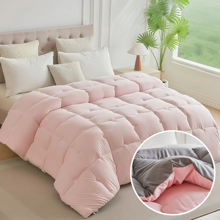 1pc Thick Duvet, Doule Sided Use 100% Polyester Quilted 400gsm Quilt, Ultra-Soft, Machine Washable