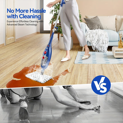 Floors 12 In 1 Steam Mop, Detachable Handheld Steamer Mop, Multipurpose Steam Cleaner