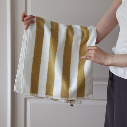 Mori Pinstripe Retro Style Cotton Towel