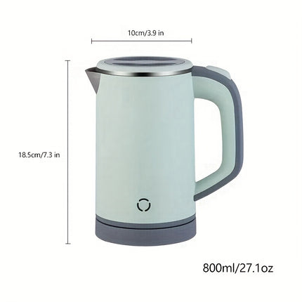 1pc Small Electric Kettle with Detachable Rotating Storage Base, Keeps Power Cord Neat