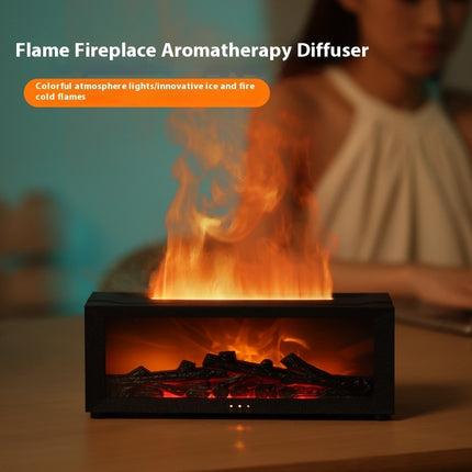 New Flame Aromatherapy Machine Colorful Essential Oil Diffuser Home Large Fog