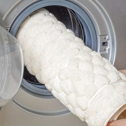 Memory Foam Bath Mat, Soft Long Hair Non-Slip Bathroom Rug, Machine Washable,