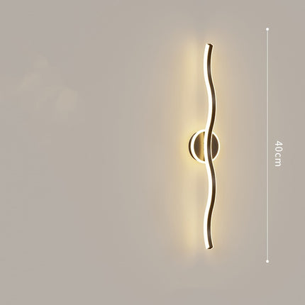 Long Strip Bedroom Wall Lamp Modern Simple Living Room Background Wall Bedside Lamp