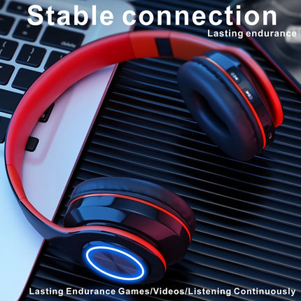 Headphones - Wireless, USB Charging, 3.5mm Jack, Condenser Microphone, Rechargeable Lithium Battery,