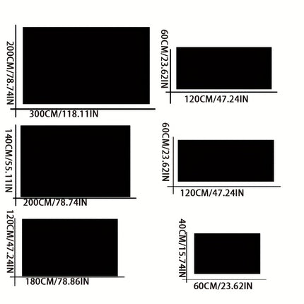 Buy Large, Get Small Free!! Soft Plush Mat for Bedroom and Living Room - Lightweight