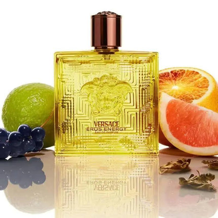 Versace Eros Energy Pour Homme Eau De Parfum – Citrus Aromatic Men's Cologne (Tester) – 3.4 oz